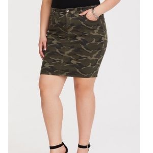 Camo Mini skirt